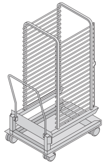Рама с направляющими 202 Rational в ШефСтор (chefstore.ru)